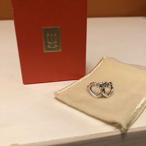 James Avery Two Hearts Together Ring, Size 7